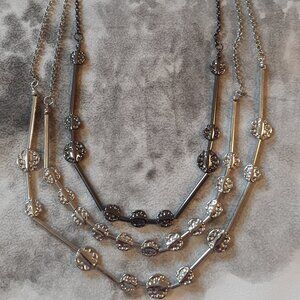 Multistrand Industrial Style Necklace